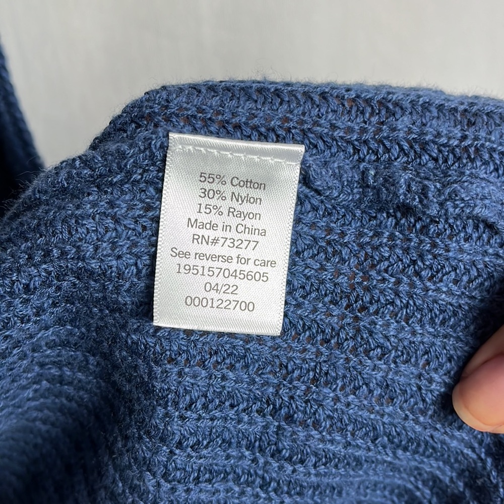 NWT Sonoma Blue XL knitted cardigan - Picture 7 of 9